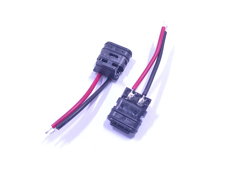 TYPE-C 2P waterproof female socket can accommodate 1007 22/24/26 # multi strand wires (with resistors)